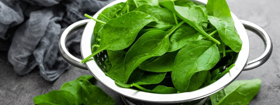 Spinach. Fresh spinach leaves